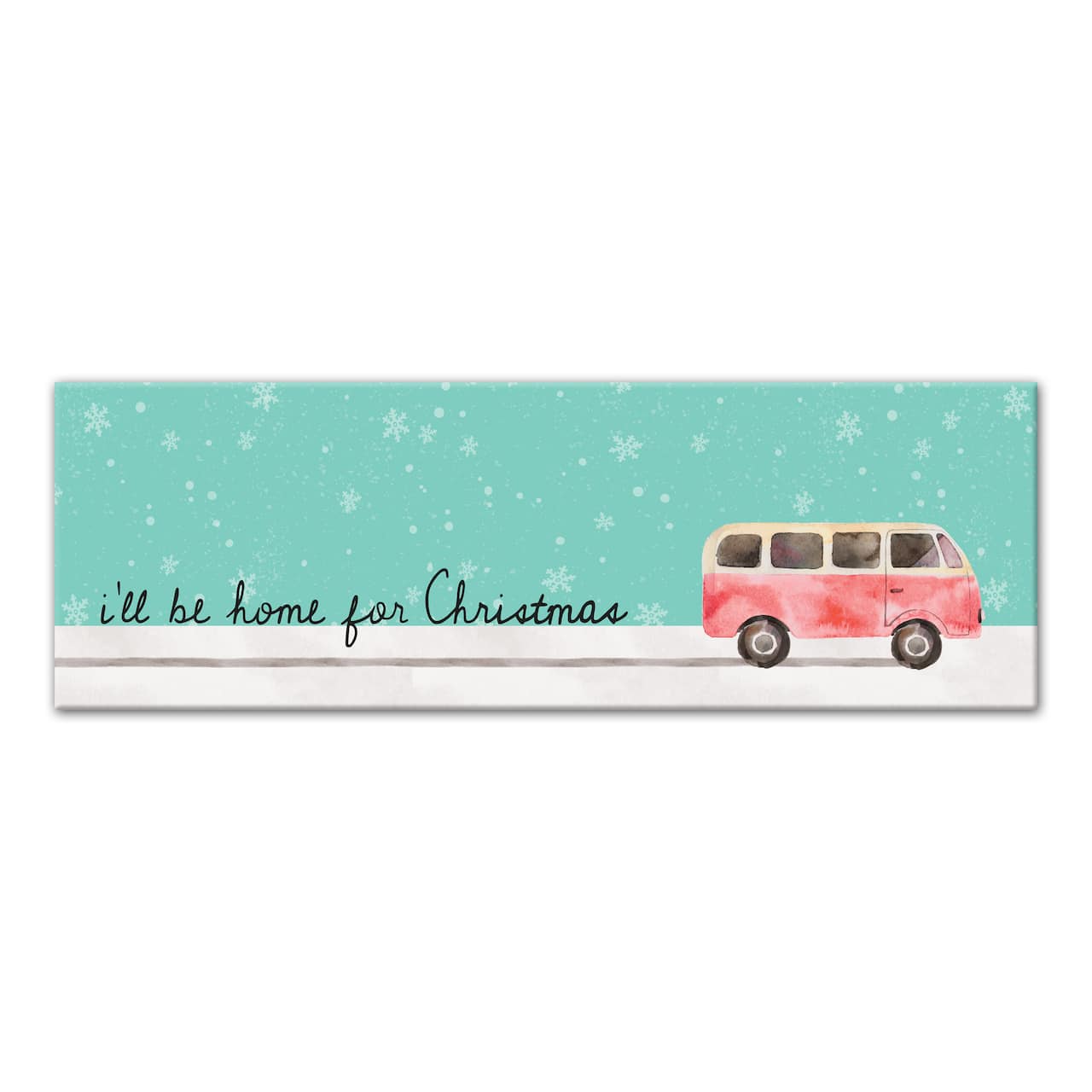 I&#x27;ll Be Home for Christmas Canvas Wall Art
